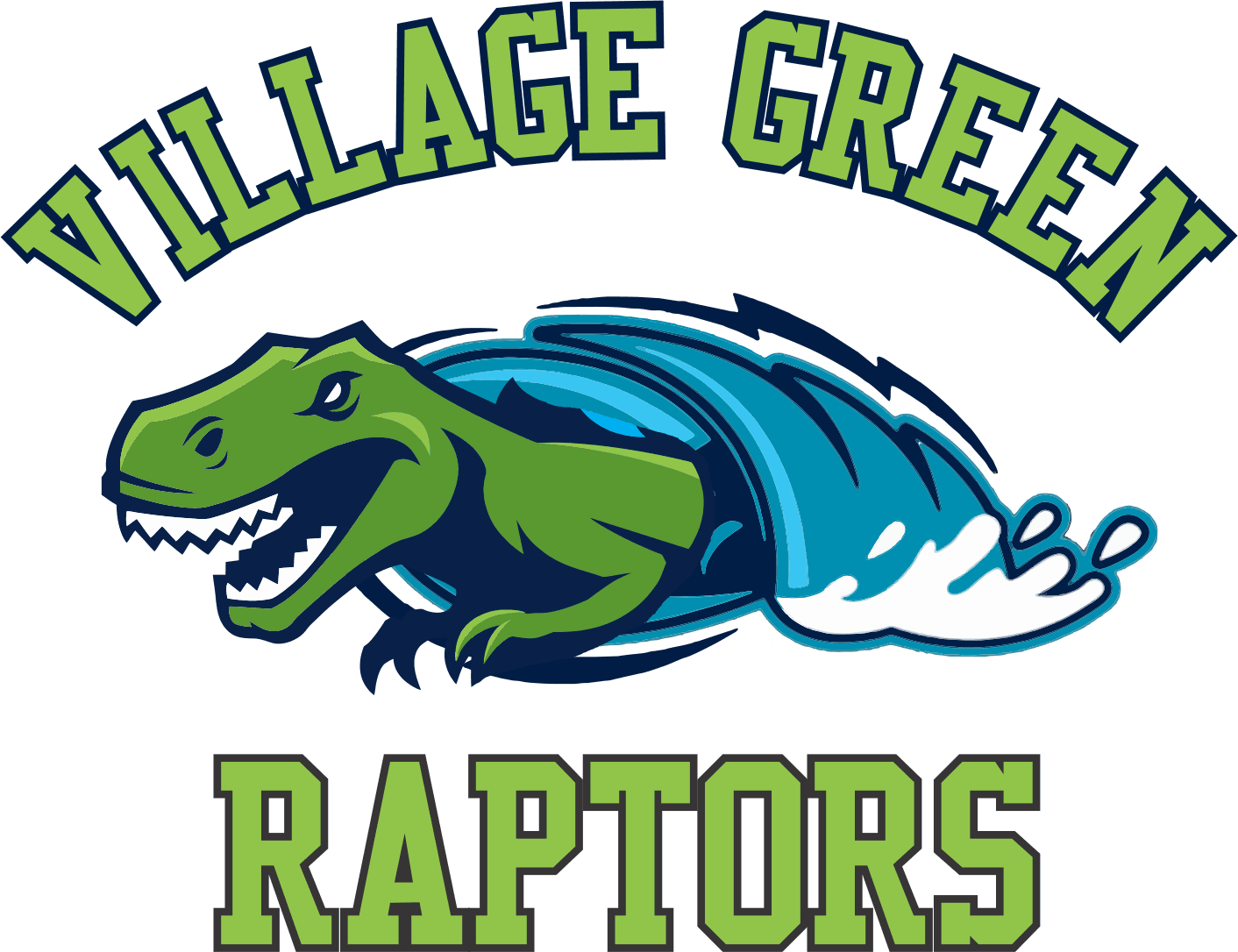 Village Green Velociraptors logo